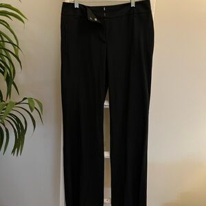 Ann Taylor LOFT Julie Navy Pinstripe Straight Leg Women's Pants